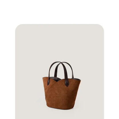 Bolsa Média Camurça Tulipa