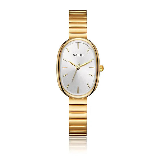 Relógio Feminino Oval Grace Gold